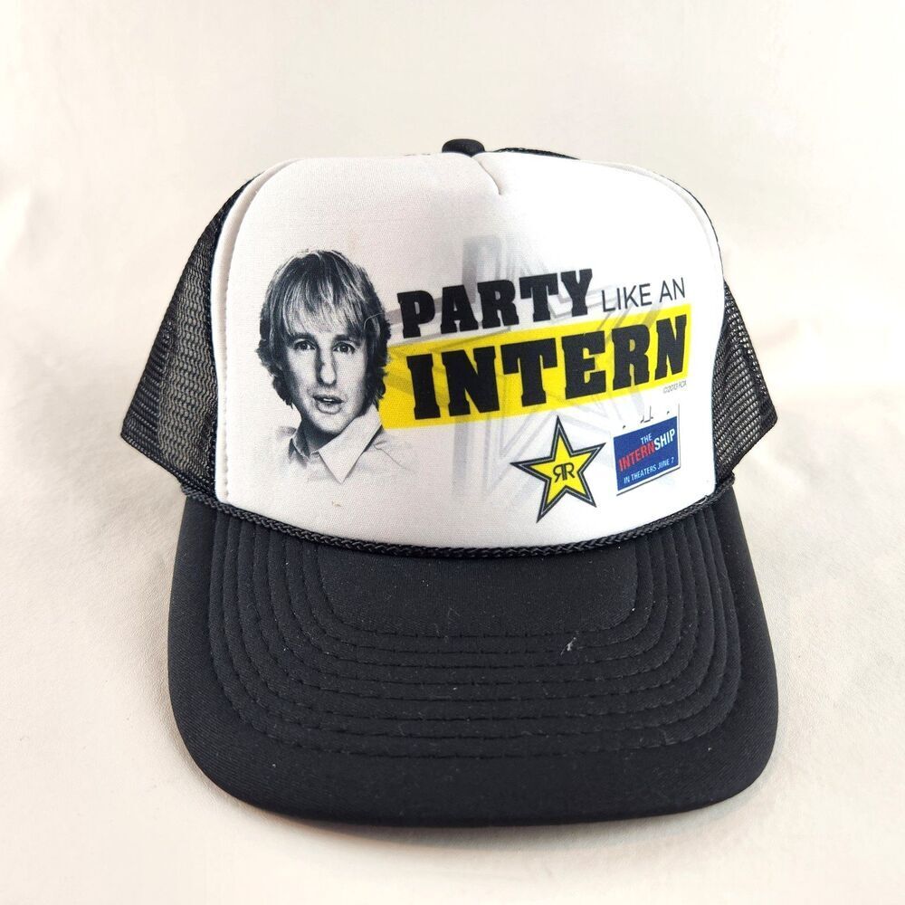 Party Like An Intern Trucker Hat Snapback The Internship Movie Promo Owen Wilson